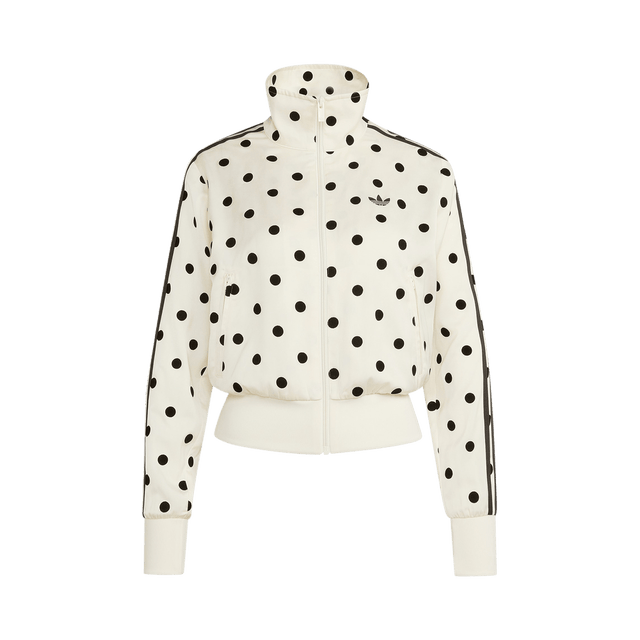 Adidas Satin Polka Dots TT Track Top Off White